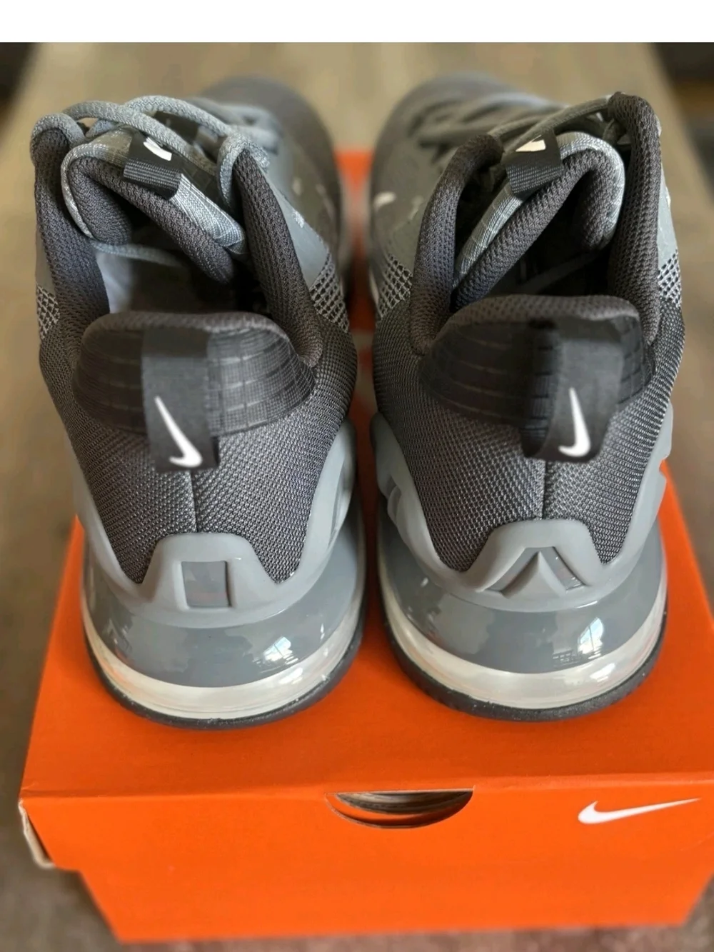 Nike Air Max Alpha Trainer 5 Cushioned  Sneakers Iron Grey Black Gum Mens 9.5 - Picture 4 of 7